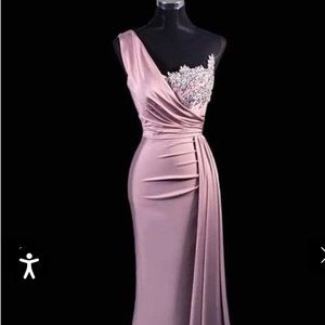 Portia and Scarlett - PS21219 Embellished One Shoulder Trumpet